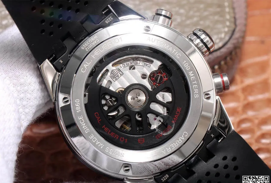 TAG Heuer Carrera CAR201Z.FT6046 XF Factory 1:1 Best Edition Replica Watch Black Bezel